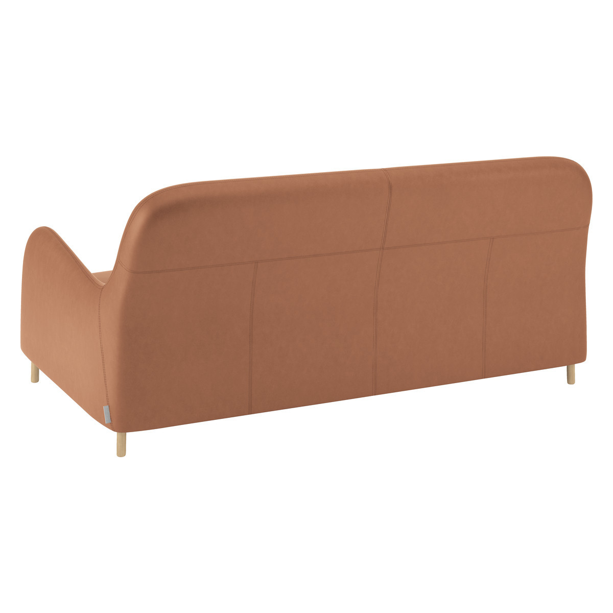 Smithfield Tan Luxury Leather 3 Seater Sofa, Tan – image 4
