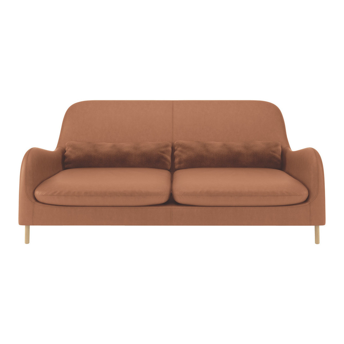 Smithfield Tan Luxury Leather 3 Seater Sofa, Tan – image 1