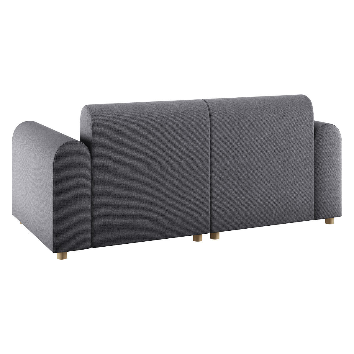 Tab Charcoal Grey FaBric 2 Seater Sofa, Charcoal – image 5