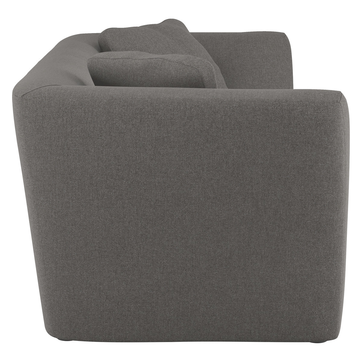 Forde Charcoal Grey Tweed Wool Mix  4 Seat Sofa, Charcoal – image 3