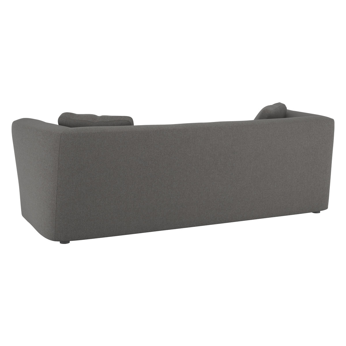 Forde Charcoal Grey Tweed Wool Mix  4 Seat Sofa, Charcoal – image 4
