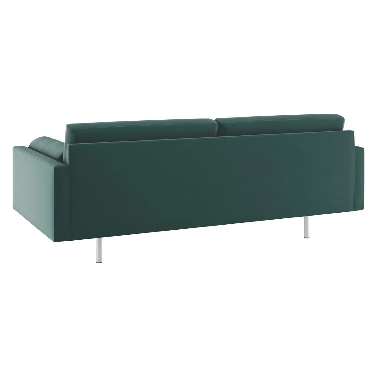 Spencer Emerald Green Velvet 3 Seater Sofa, Metal Legs, Green – image 5
