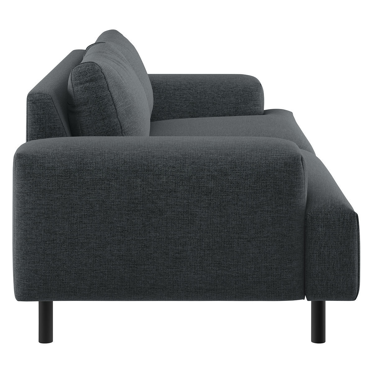 Habitat Julien 3 seater Fabric Sofa - Charcoal – image 4