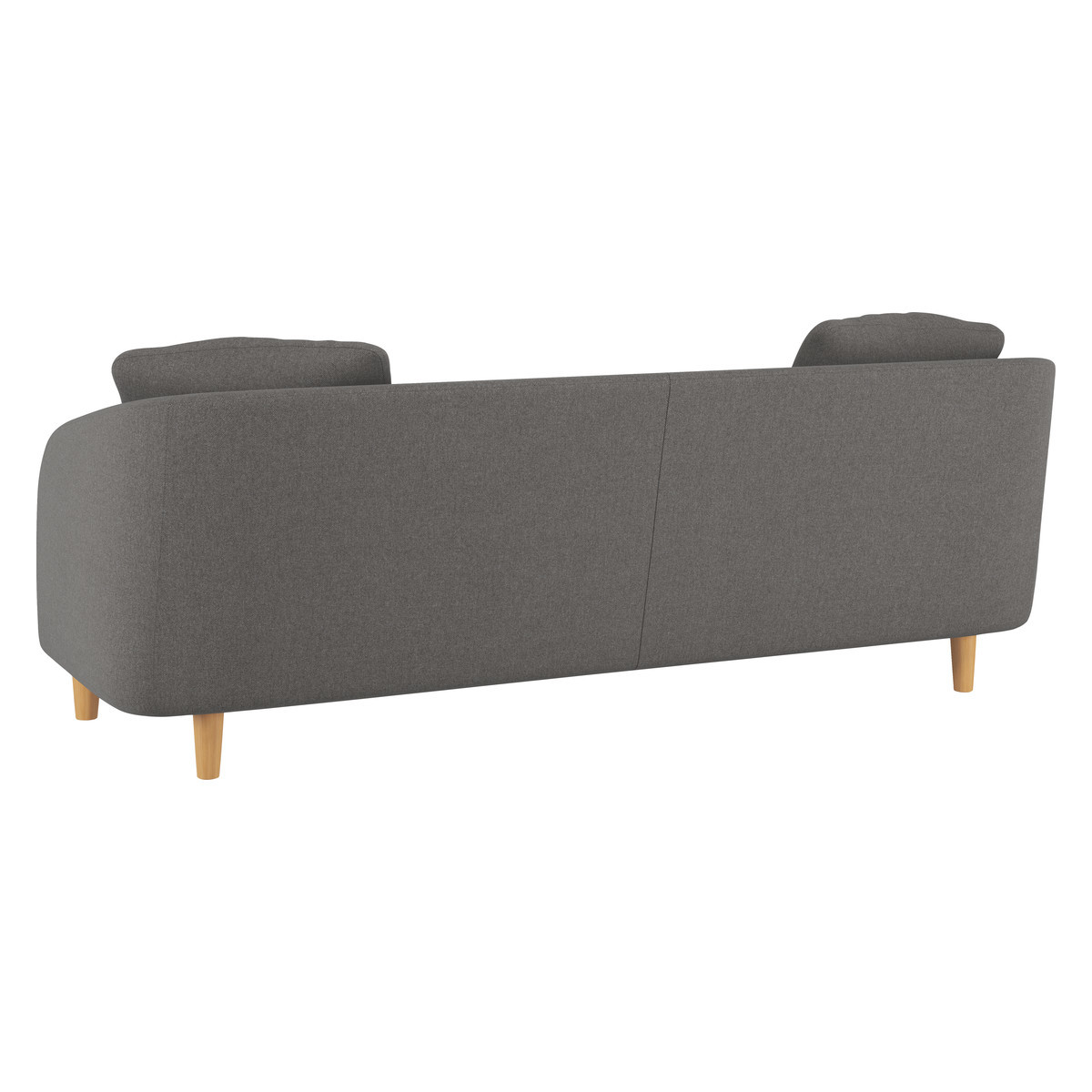Colby Charcoal Grey Wool Tweed 3 Seater Sofa, Charcoal – image 5