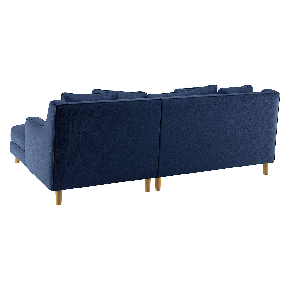 Swift Blue FaBric Right Hand Chaise Sofa, Blue – image 5