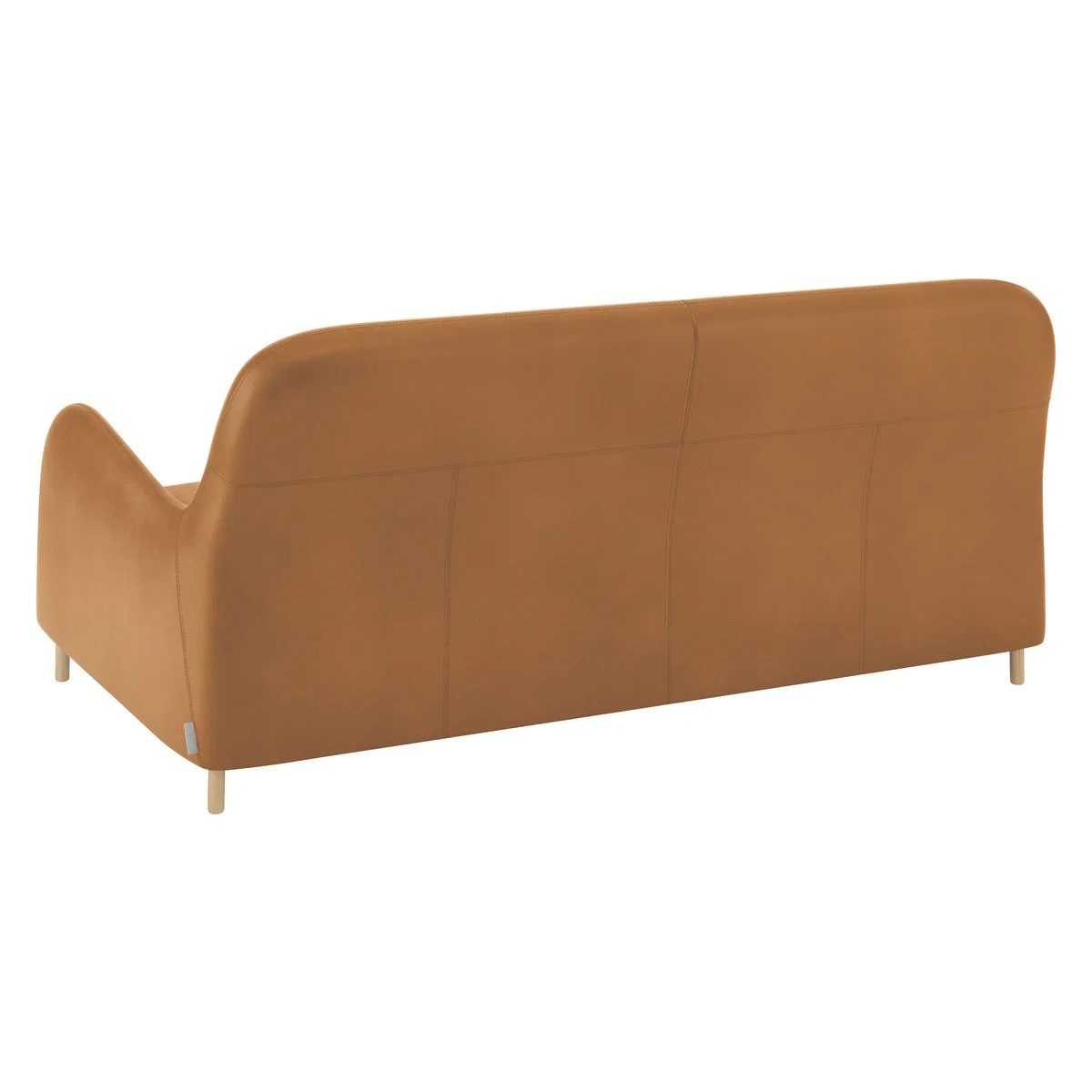 Smithfield Mid Tan Leather 3 Seater Sofa, Mid Tan – image 4