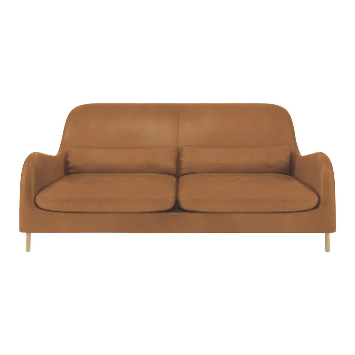 Smithfield Mid Tan Leather 3 Seater Sofa, Mid Tan – image 1