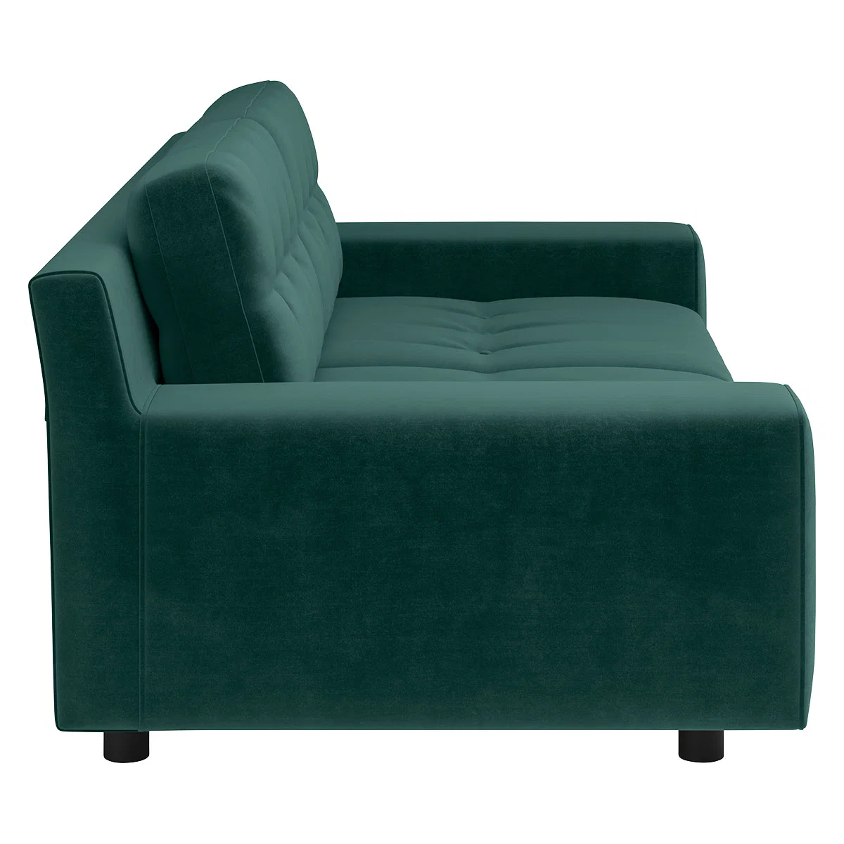 Hendricks Emerald Green Velvet 2 Seat Sofa, Emerald – image 4