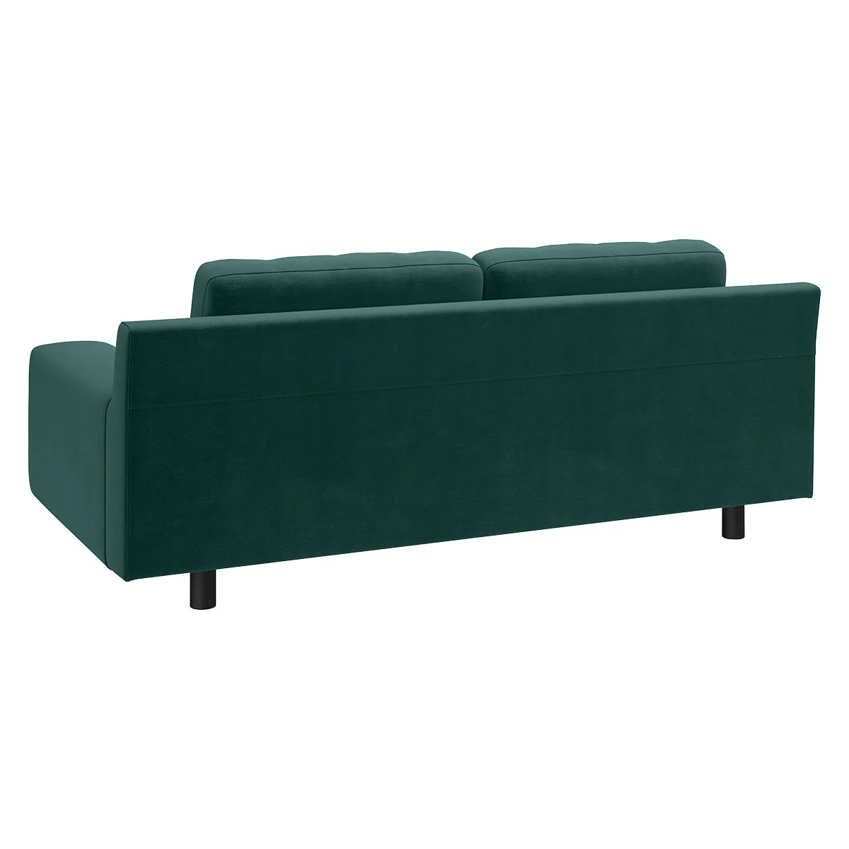 Hendricks Emerald Green Velvet 2 Seat Sofa, Emerald – image 5