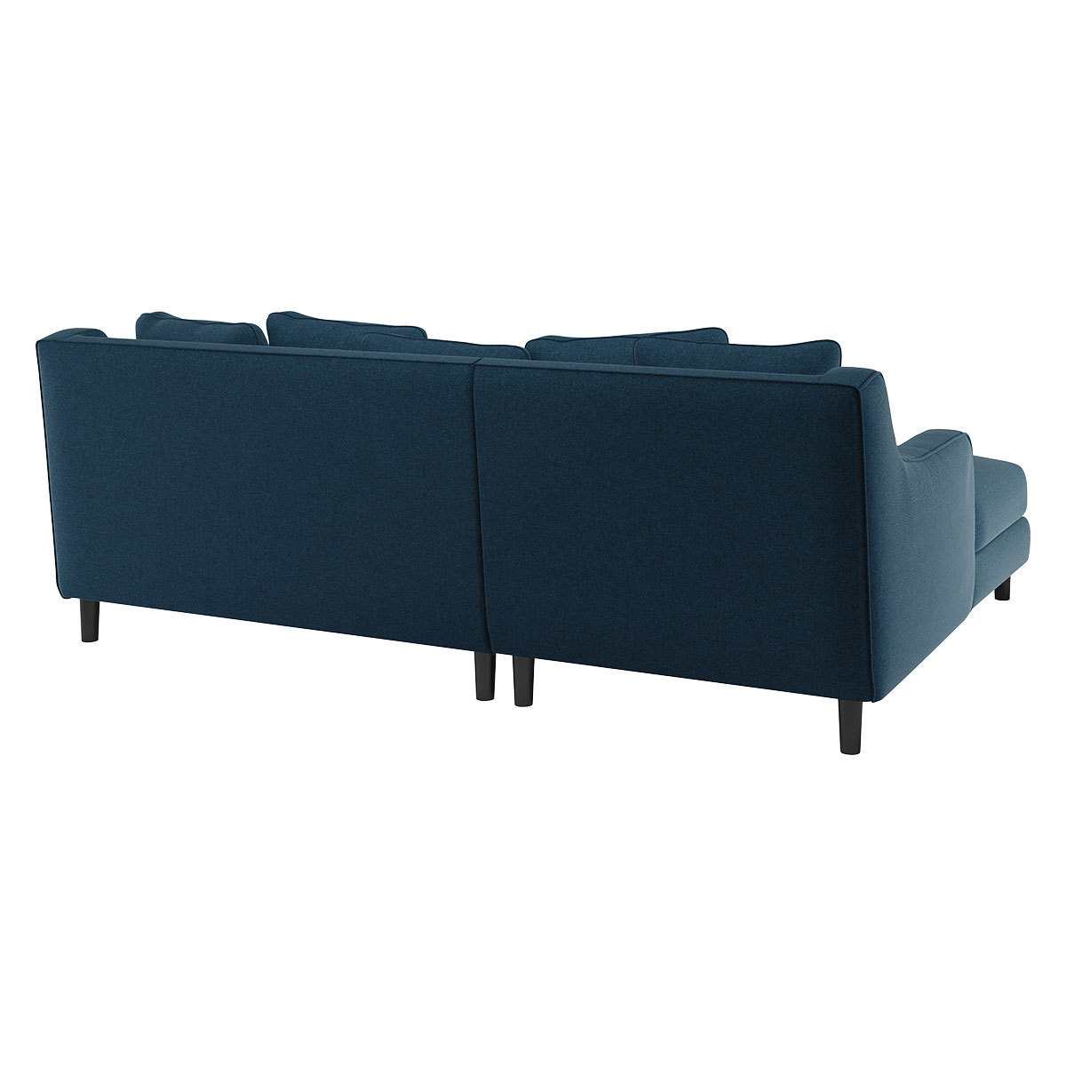 Swift Navy Blue Tweed Wool Left Hand Chaise Sofa, Navy – image 5