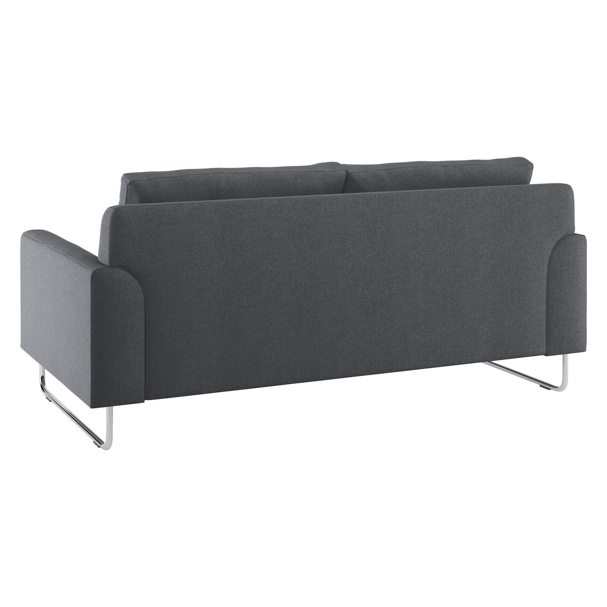 Lyle Charcoal Grey Wool 2 Seater Sofa, Charcoal – image 4
