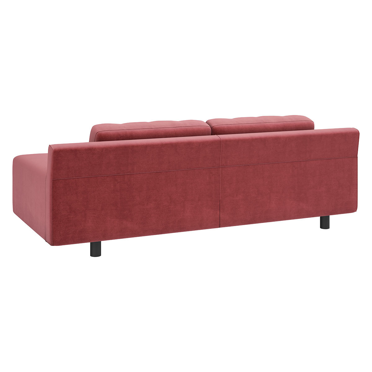 Hendricks Dusty Rose Velvet 3 Seater Sofa, Dusty Rose – image 5