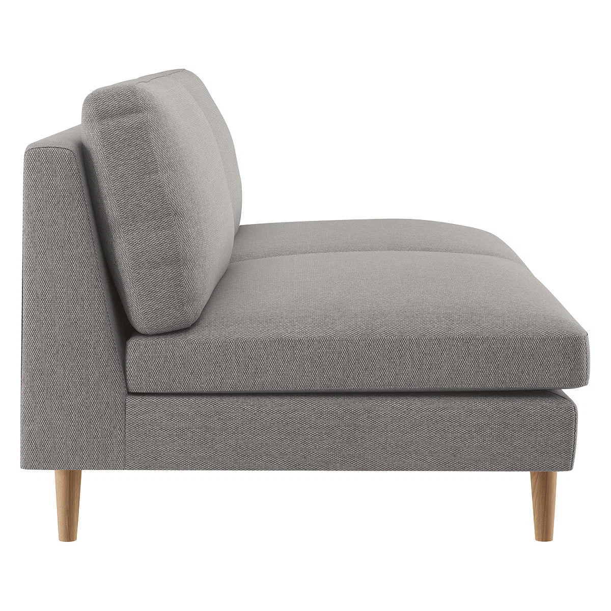 Teo Grey FaBric 3 Seat Sofa, Grey – image 4