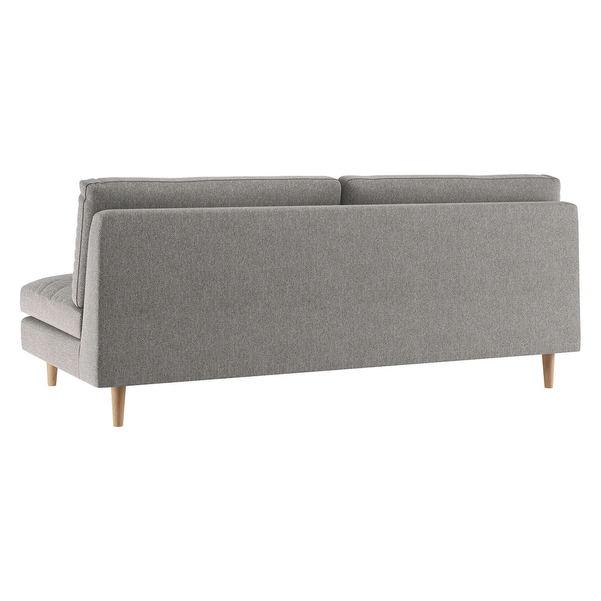 Teo Grey FaBric 3 Seat Sofa, Grey – image 7