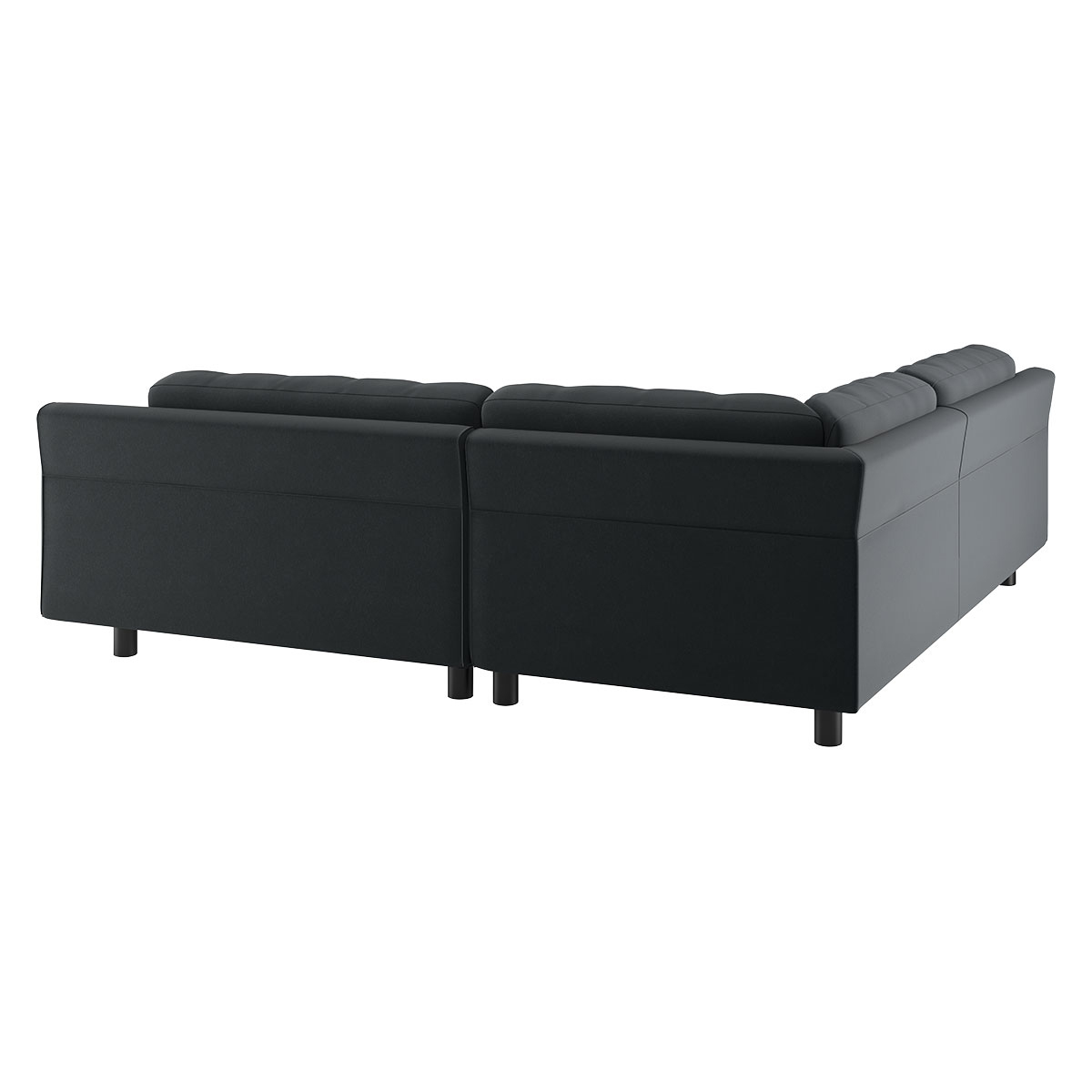 Hendricks Dark Grey Velvet FaBric Small Right-Hand Corner Sofa, Grey – image 6