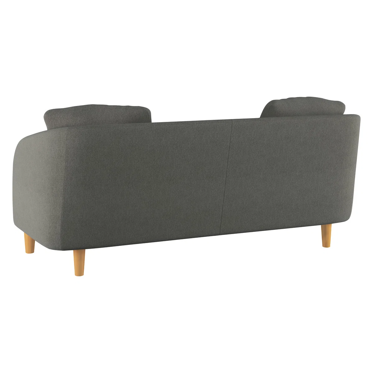 Colby Charcoal Grey FaBric 2 Seater Sofa, Charcoal – image 5