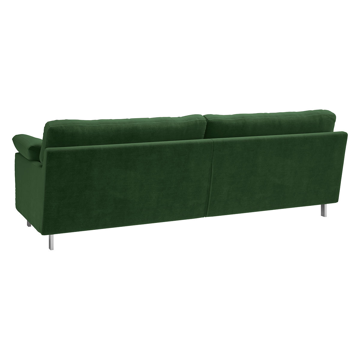 Cuscino Moss Green Velvet 3 Seater Sofa, Moss Green – image 5