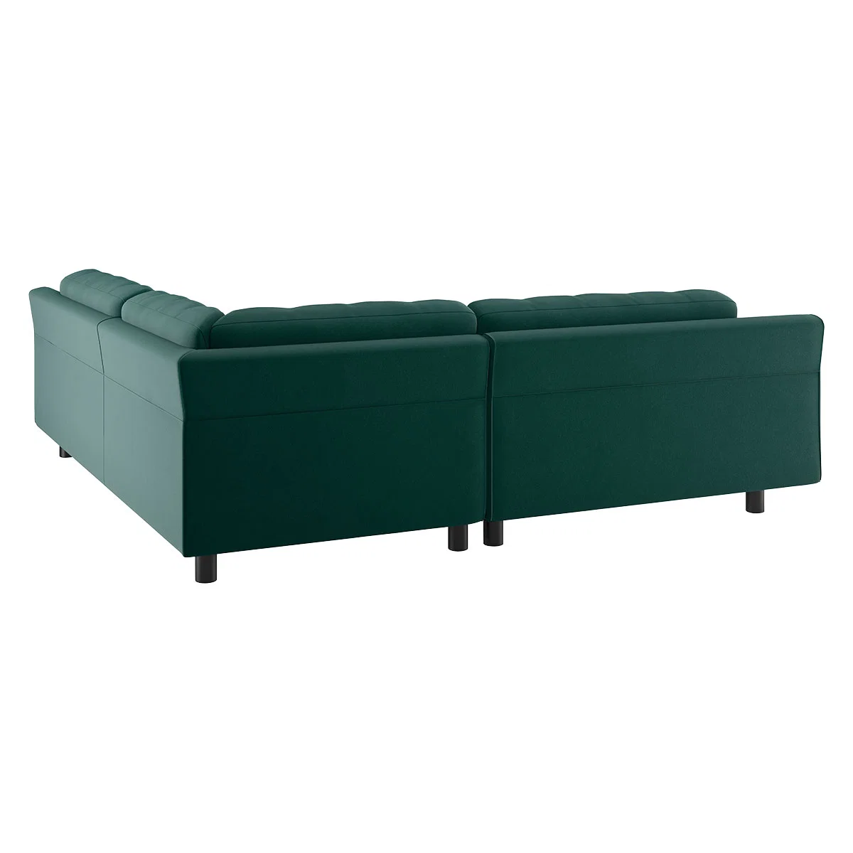 Hendricks Emerald Green Velvet Small Left-Hand Corner Sofa, Green – image 6