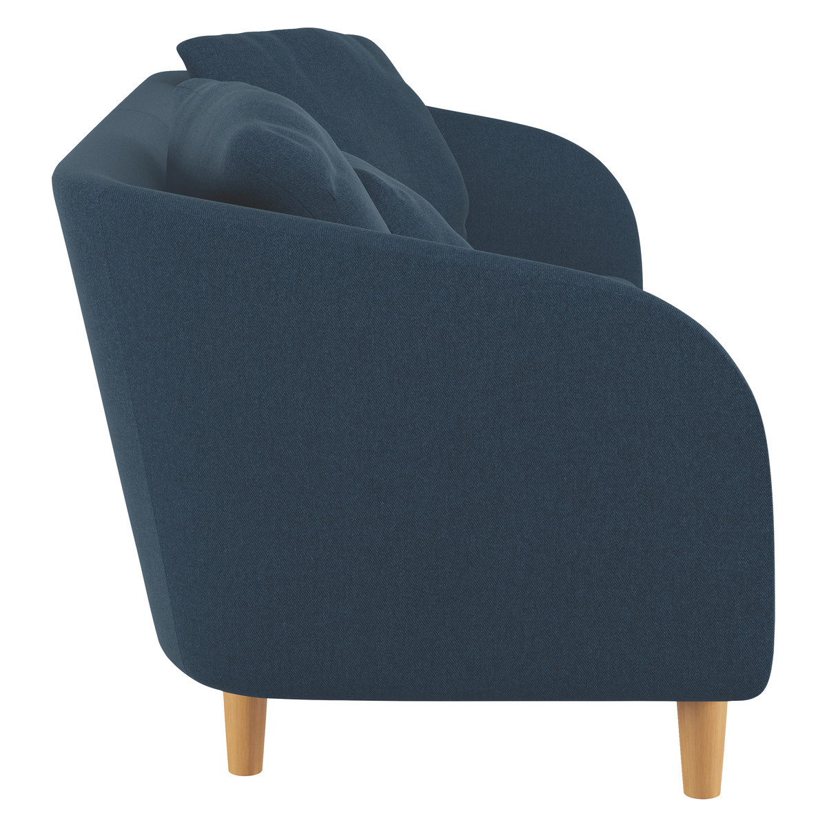 Colby Navy Blue Wool Tweed 3 Seater Sofa, Navy – image 4