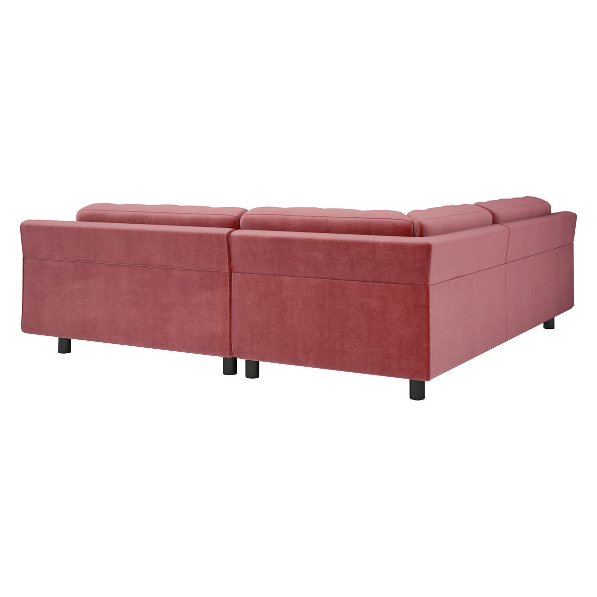 Hendricks 3 Seat Dusty Rose Left Hand Corner Sofa, Dusty Rose – image 5