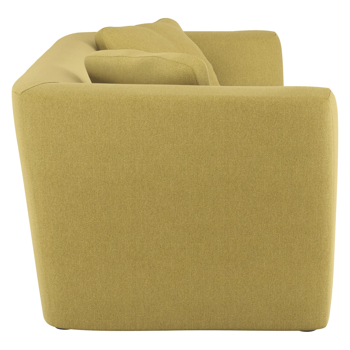 Forde Saffron Yellow FaBric 4 Seat Sofa, Saffron – image 3
