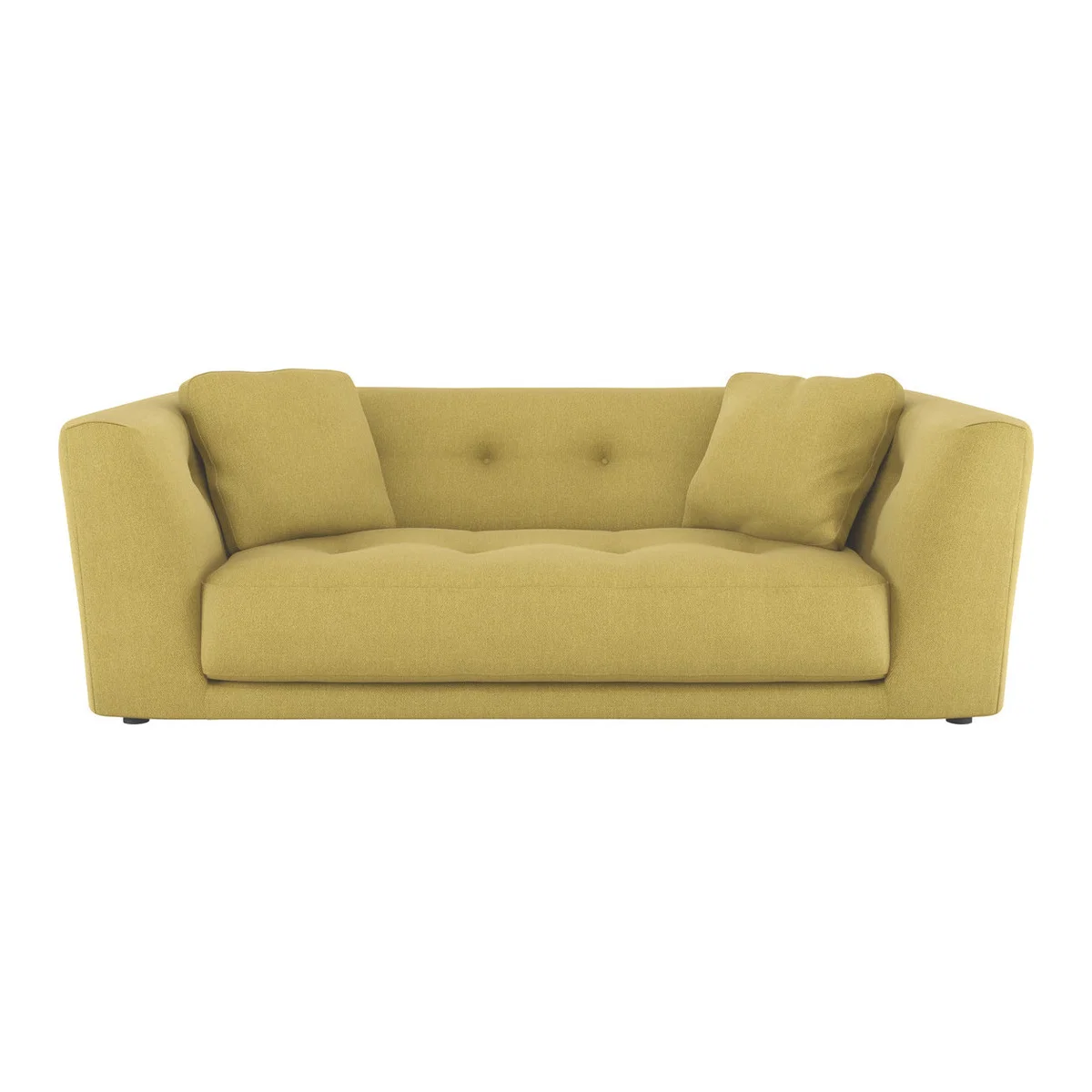 Forde Saffron Yellow FaBric 4 Seat Sofa, Saffron – image 1