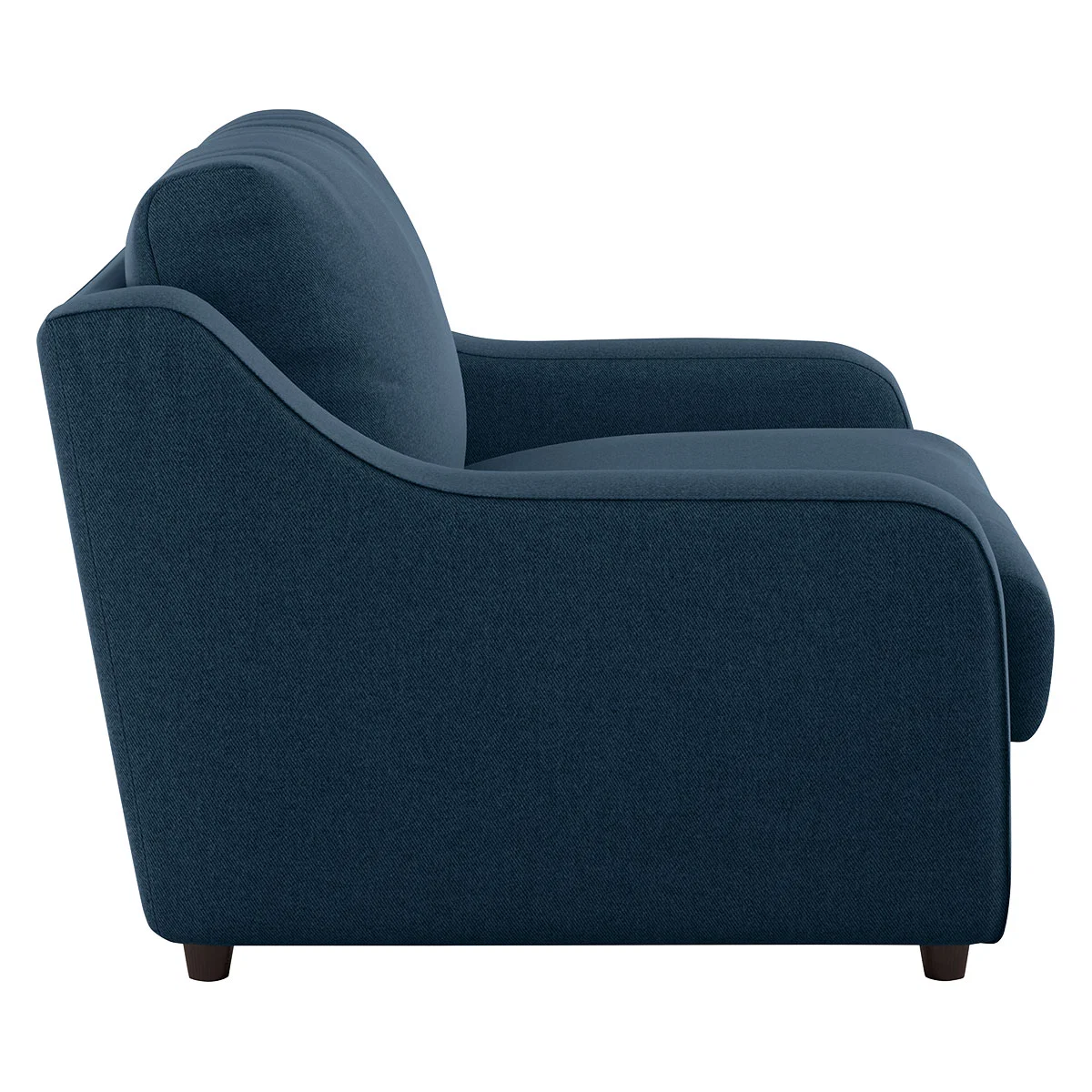 Slope Navy Blue Wool Tweed Loveseat Sofa, Navy – image 4