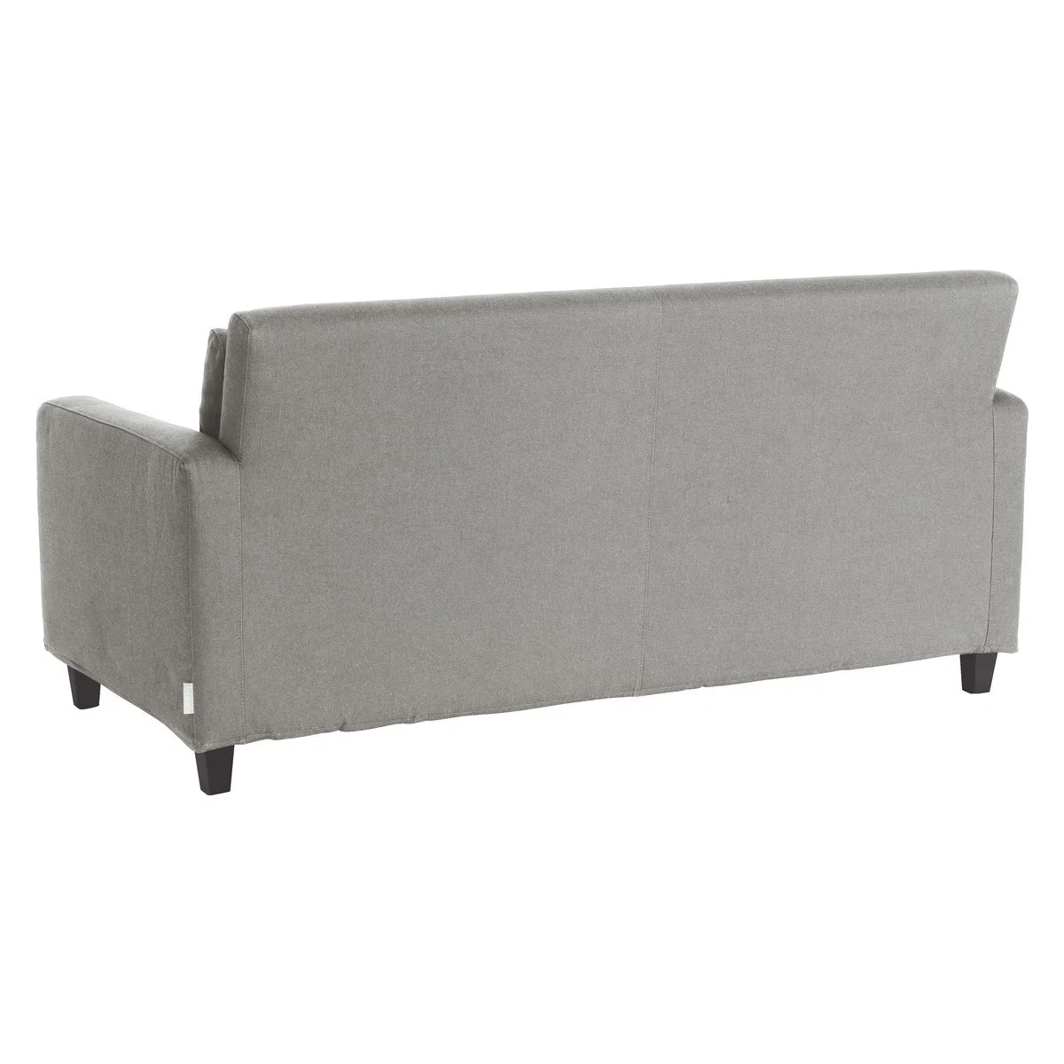 Chester Grey FaBric 2 Seater Sofa, Dark Feet, Grey – image 5