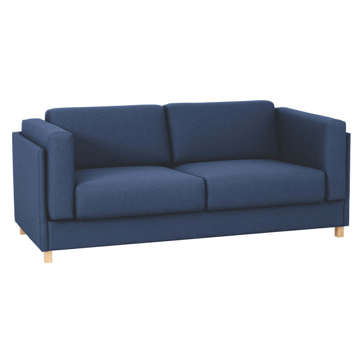 Colombo Blue FaBric 3 Seater Sofa, Blue – image 3