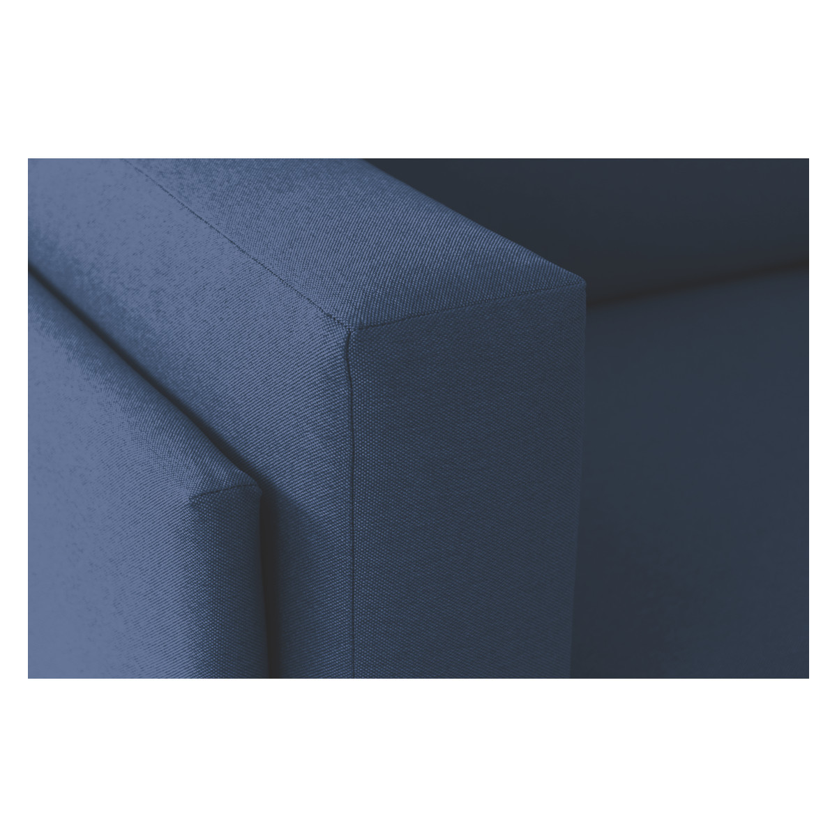 Colombo Blue FaBric 3 Seater Sofa, Blue – image 5