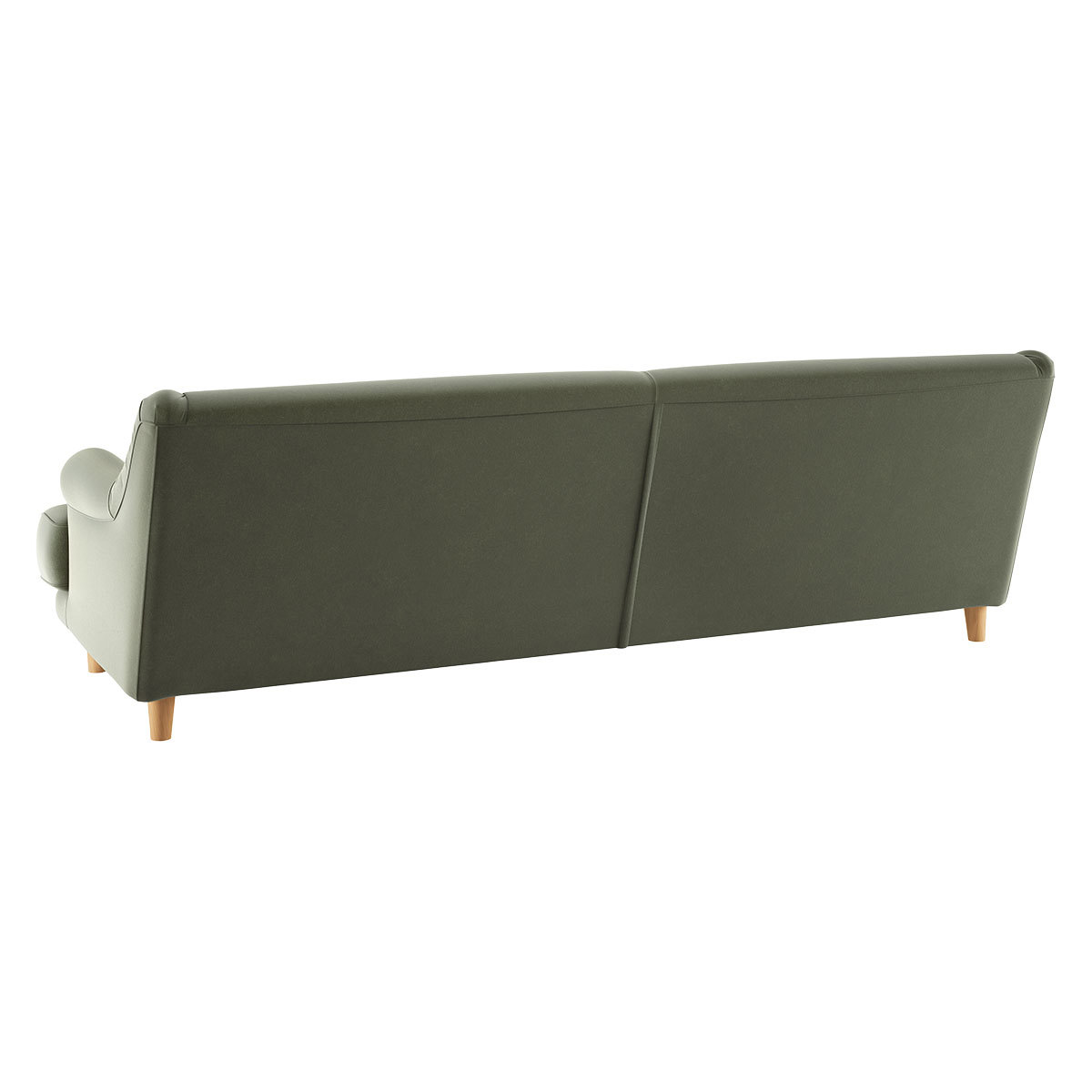 Townsend Sage Green Velvet 4 Seater Sofa, Green Green – image 5