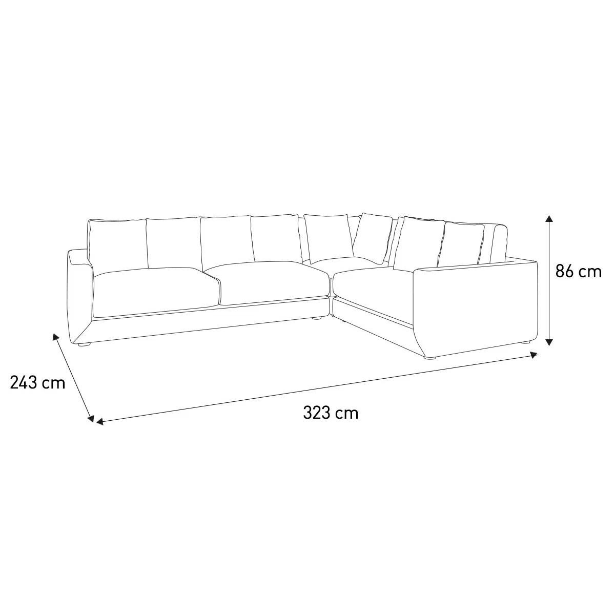Rupert Emerald Green Velvet Left Arm Corner Sofa, Green – image 7