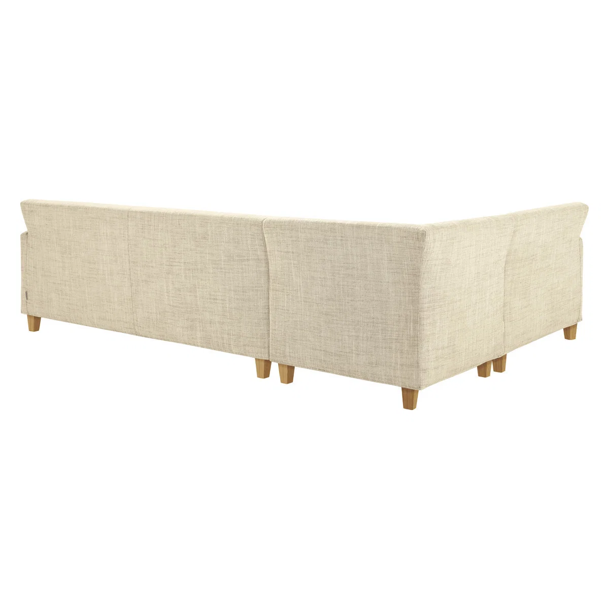 Chester Natural Italian Woven FaBric Right-Arm Corner Sofa, Natural – image 5