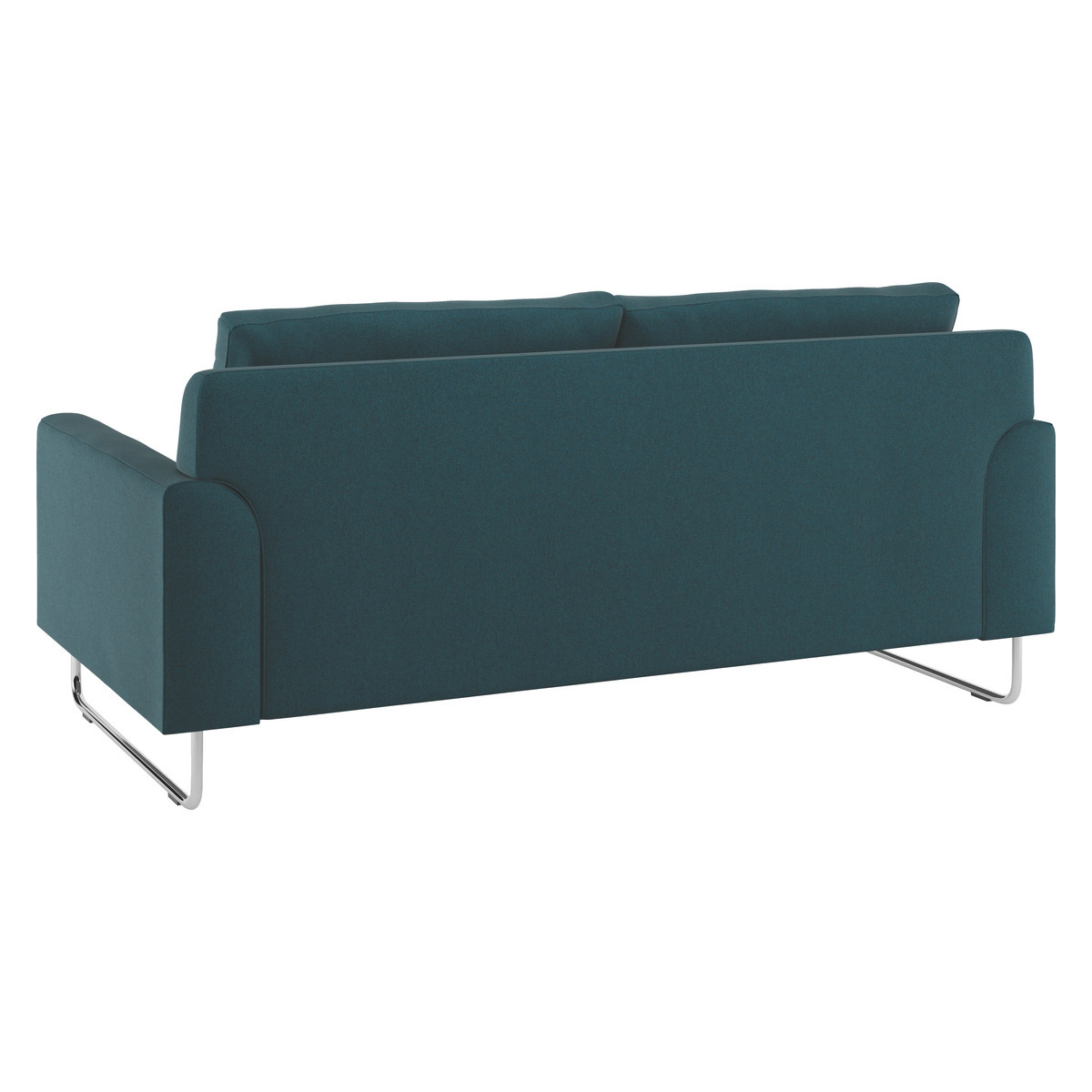 Lyle Teal Green Tweed Wool Mix FaBric 2 Seater Sofa, Green – image 4