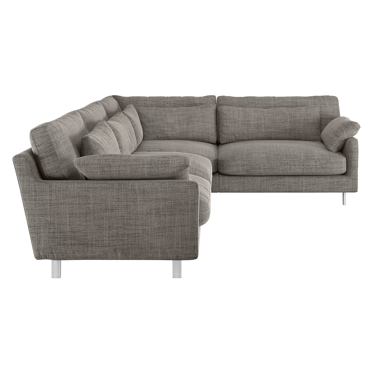 Cuscino Black & White Left-Arm Corner Sofa, Black And White – image 4