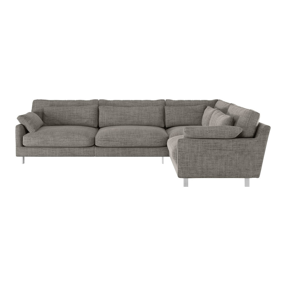 Cuscino Black & White Left-Arm Corner Sofa, Black And White – image 1