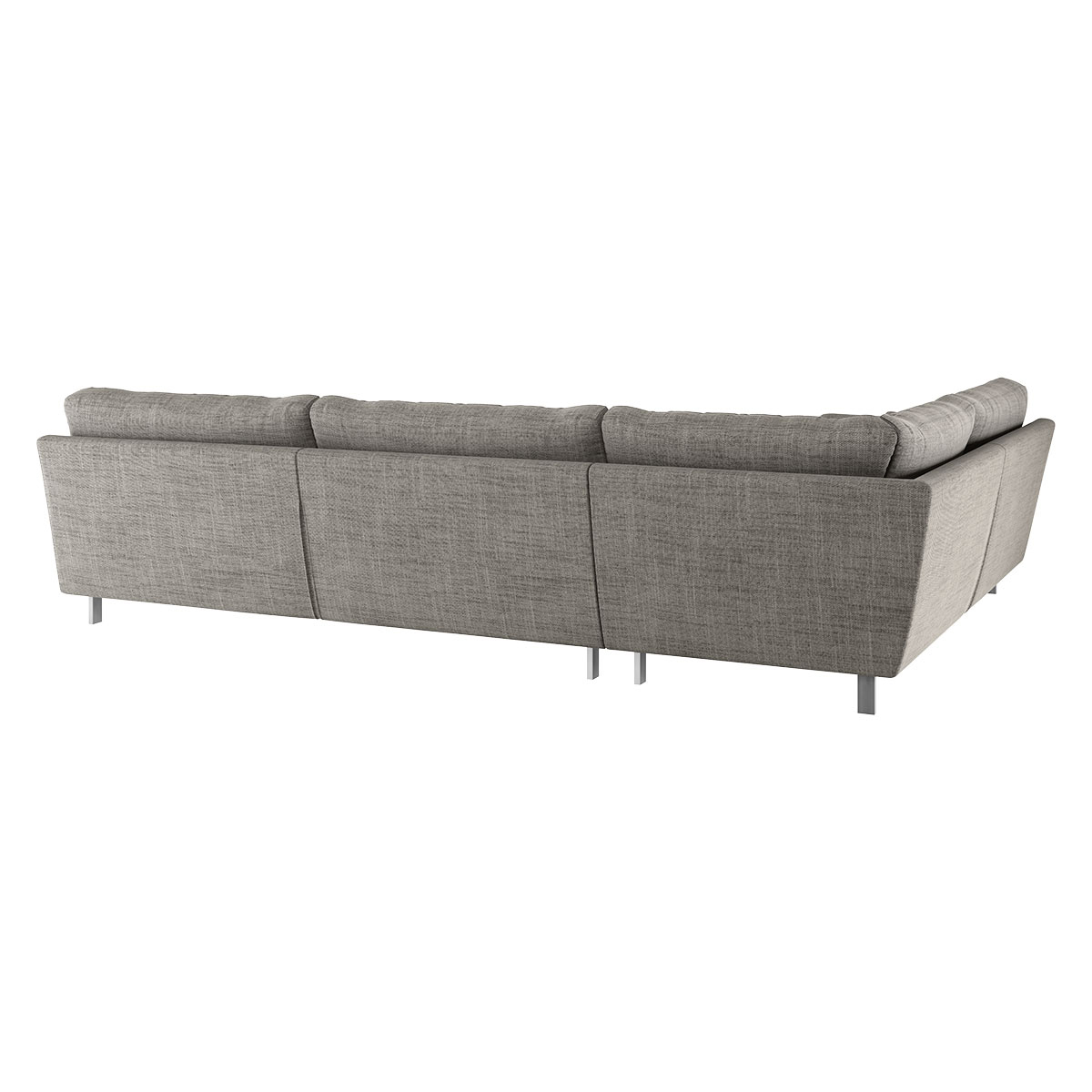 Cuscino Black & White Italian Sofa Right-Arm Corner Sofa, Black And White – image 5
