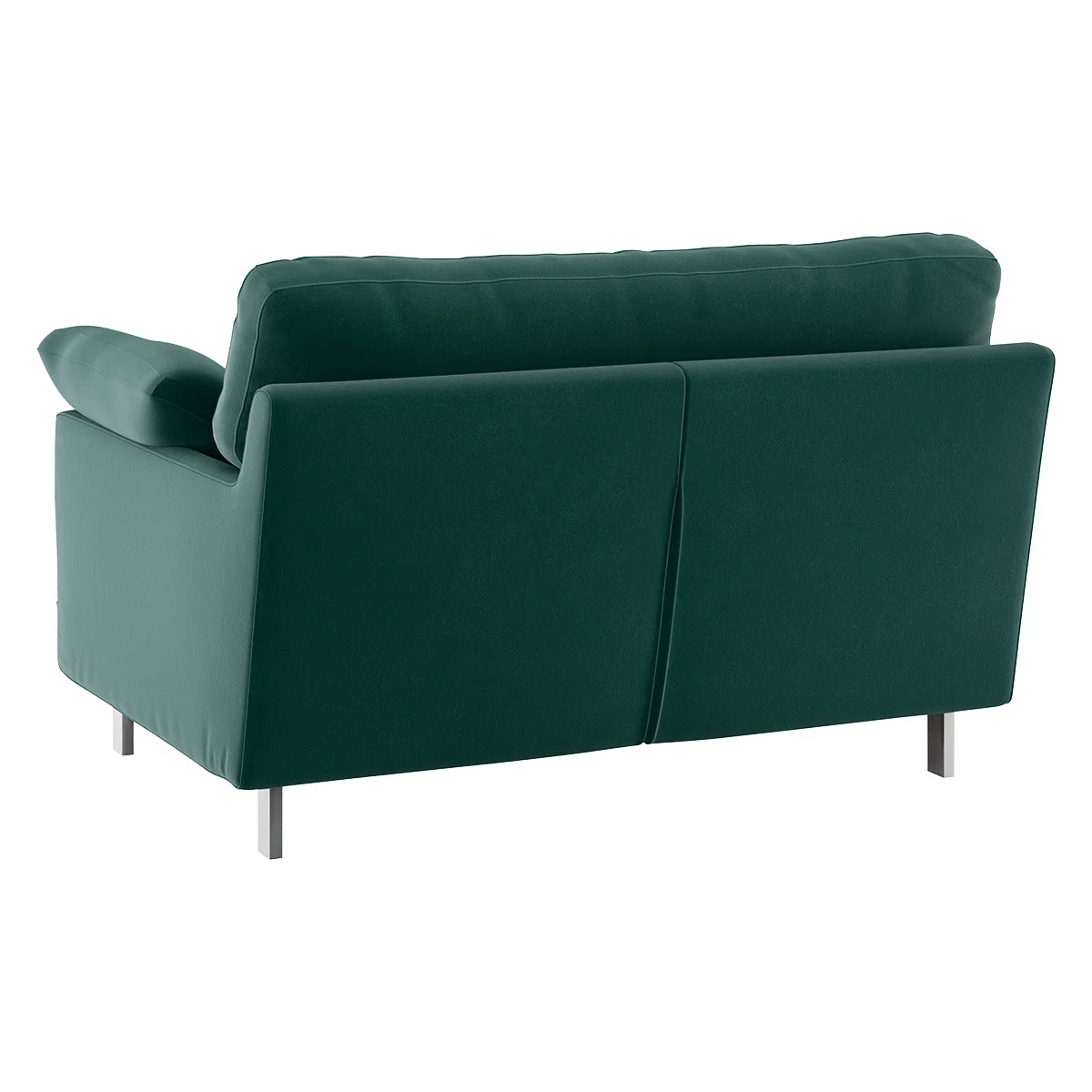 Cuscino Emerald Green Velvet Compact Sofa, Green – image 5