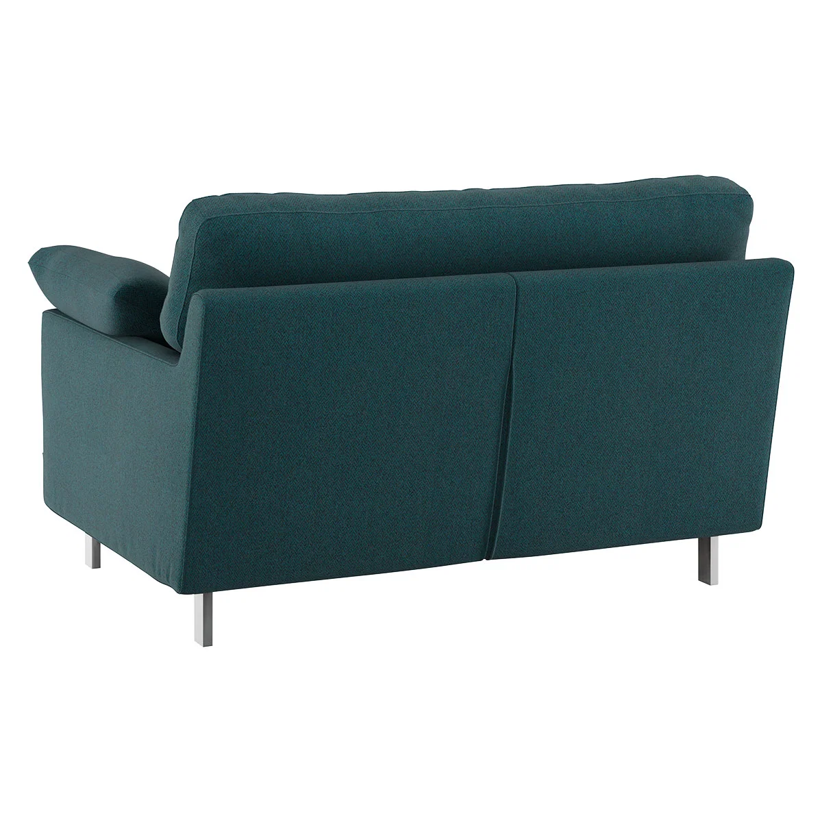 Cuscino Teal Green Herringbone Wool Mix Compact Sofa, Green – image 5