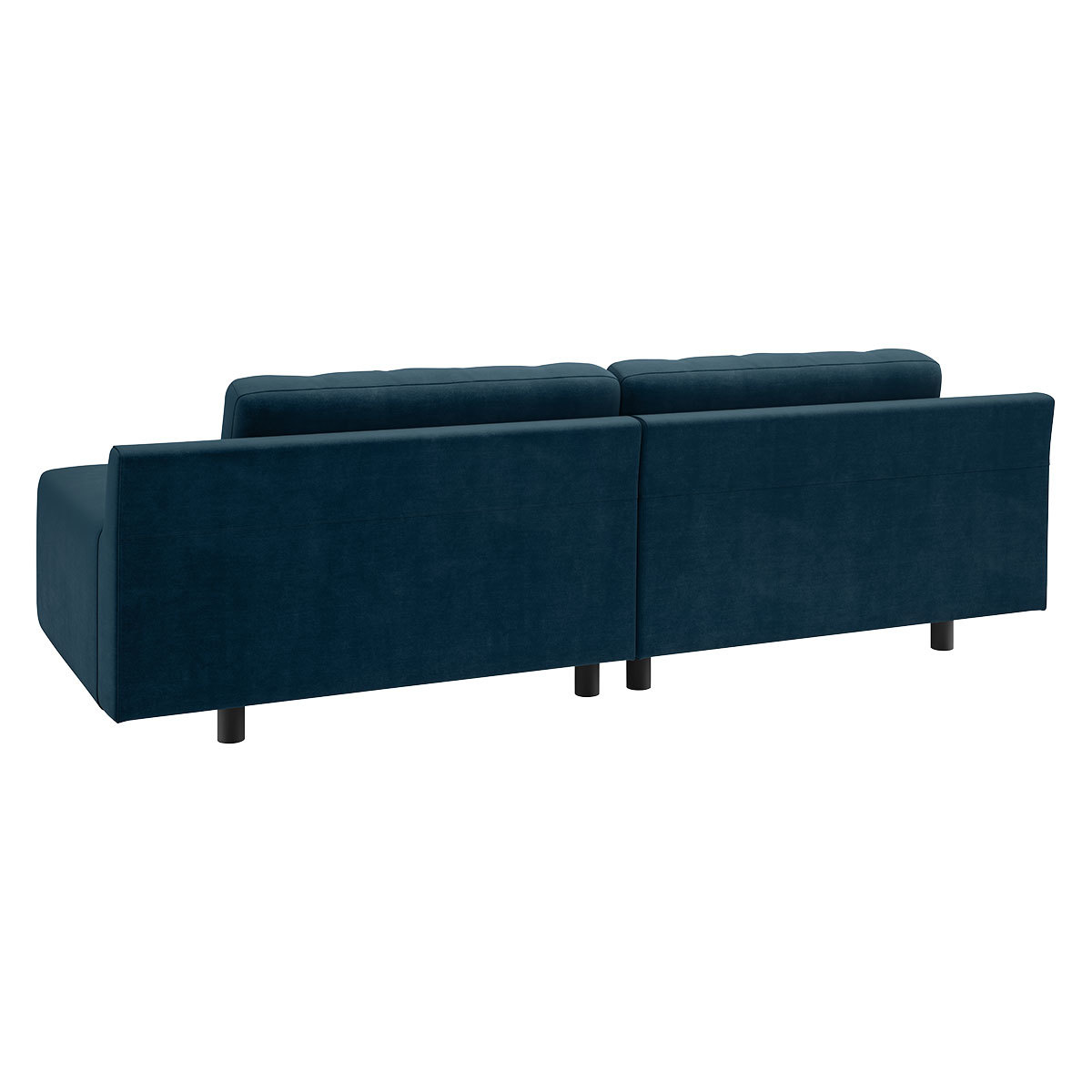 Hendricks Ink Blue Velvet 4 Seater Easy Access Sofa, Blue – image 5