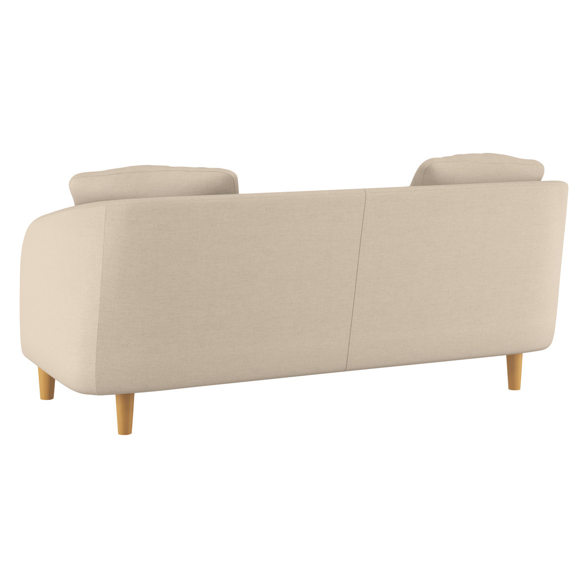 Colby Natural Italian Woven FaBric 2 Seater Sofa, Natural – image 5