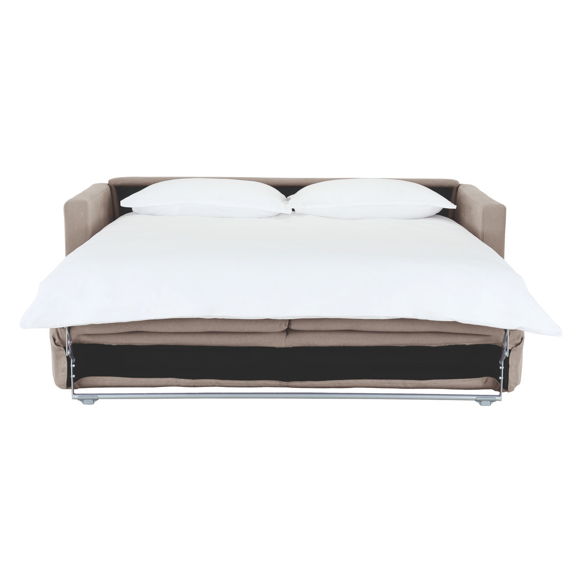 Howi Natural FaBric 3 Seater Sofa Bed, Natural – image 3