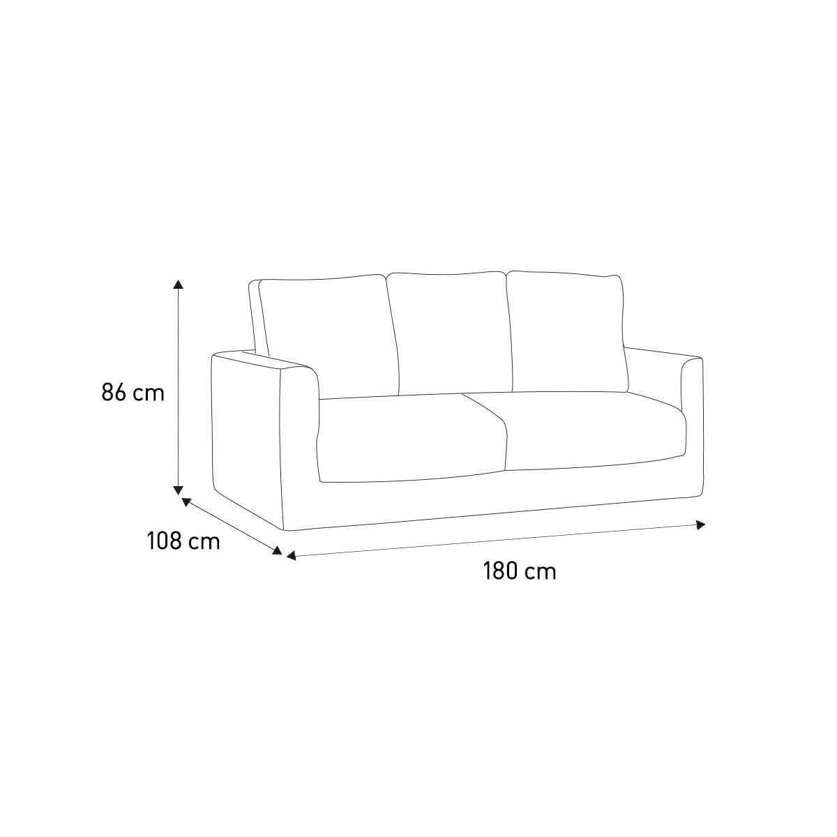 Rupert Emerald Green Velvet 2 Seater Sofa, Green – image 5