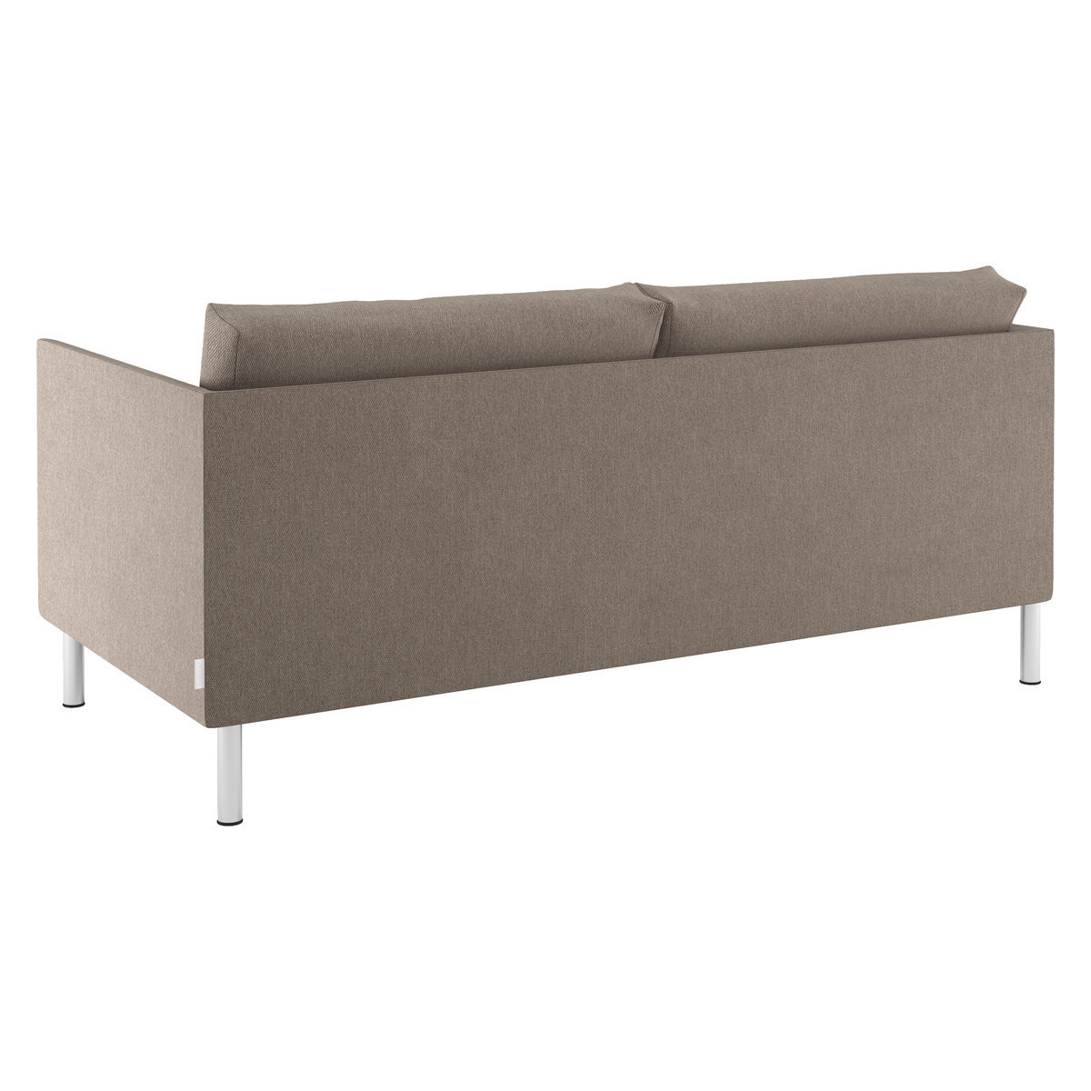 Hyde Natural FaBric 2 Seater Sofa, Metal Legs, Natural – image 6