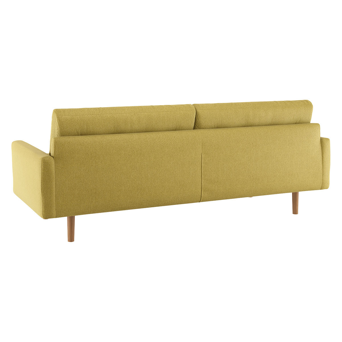 Fenner Saffron Yellow FaBric 3 Seater Sofa, Yellow – image 5