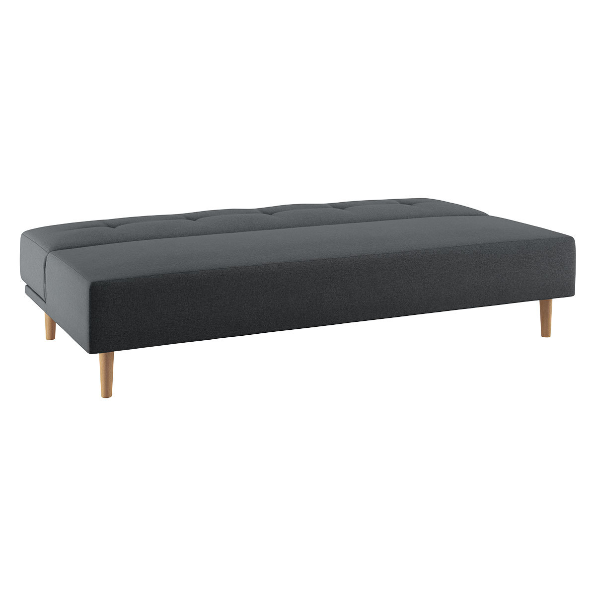 Axel Charcoal Grey FaBric 3 Seater Sofa Bed, Charcoal – image 6