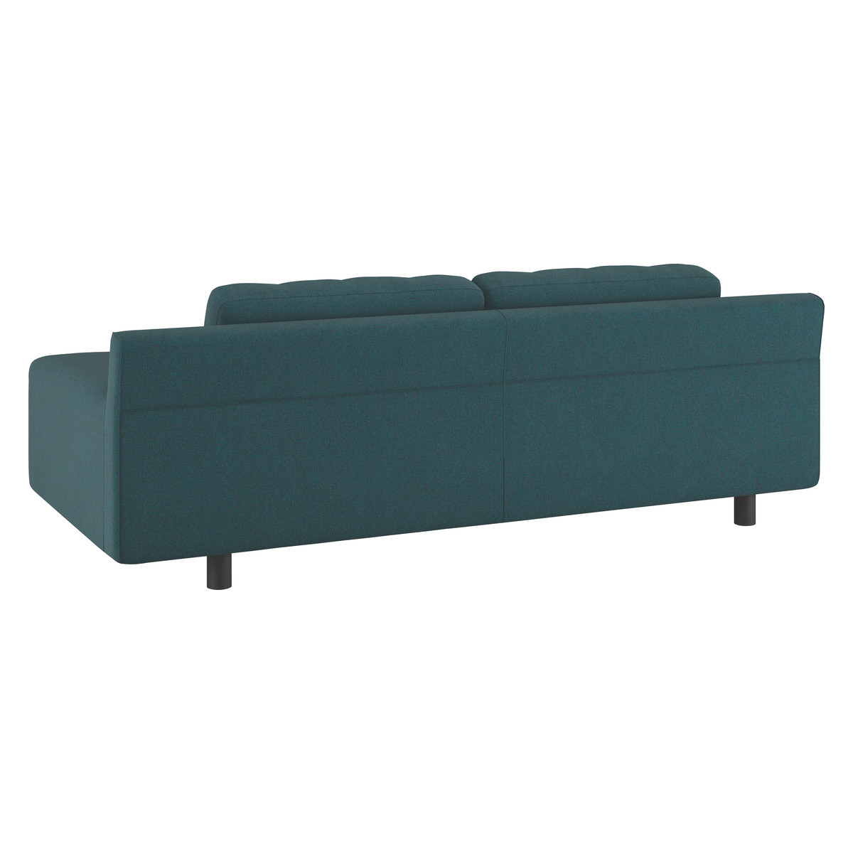 Hendricks Teal Green Herringbone Wool Mix 3 Seater Sofa, Green – image 5