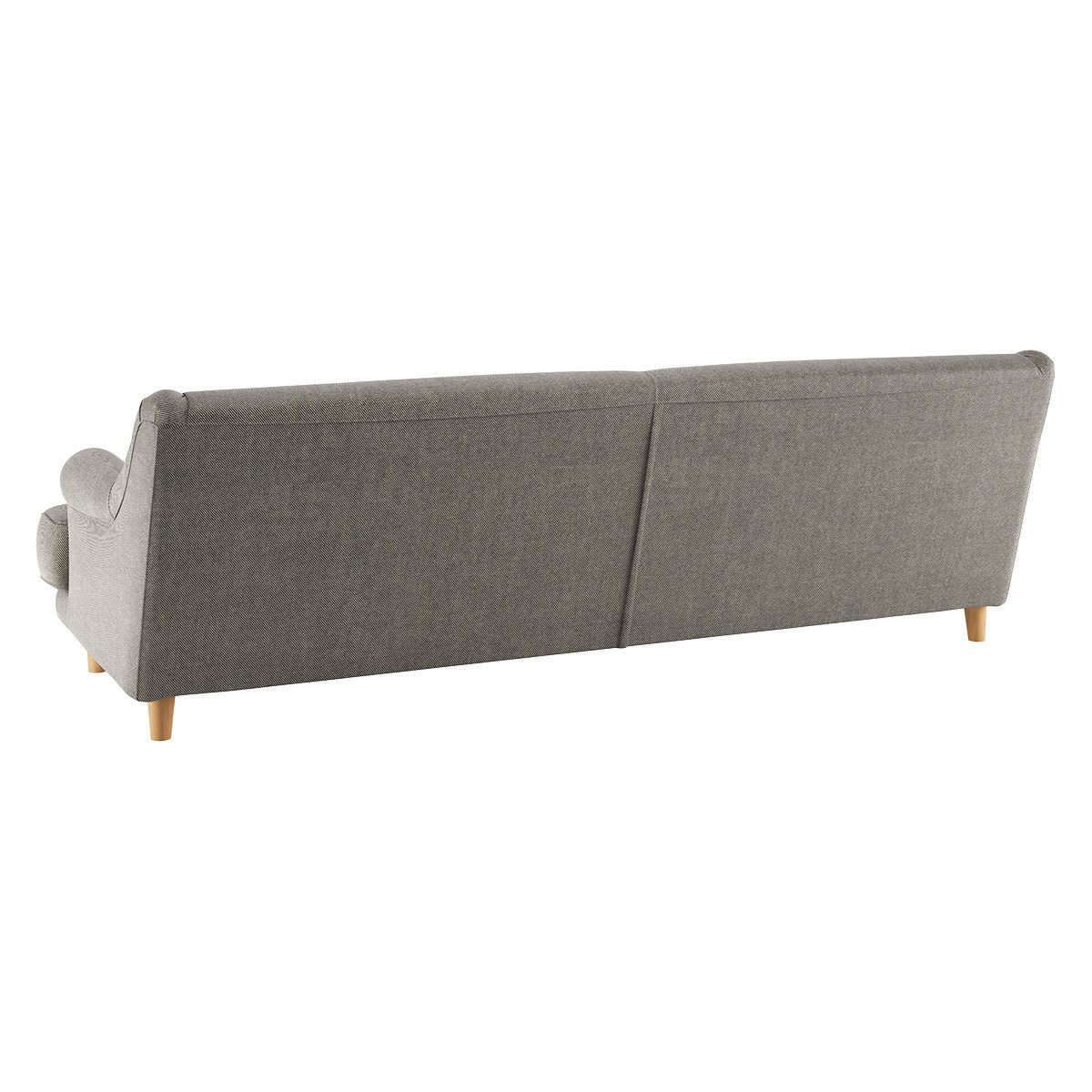 Townsend Natural Woven Stripe Linen 4 Seater Sofa, Linen Stripey – image 5