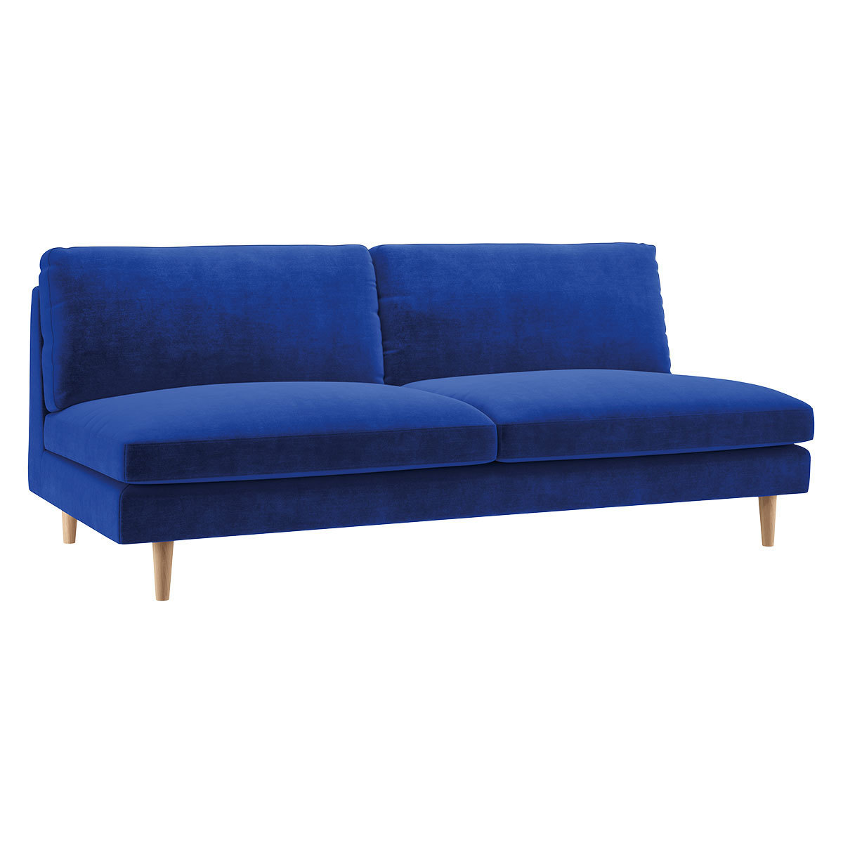 Teo Cobalt Blue 3 Seat Sofa, Blue – image 3