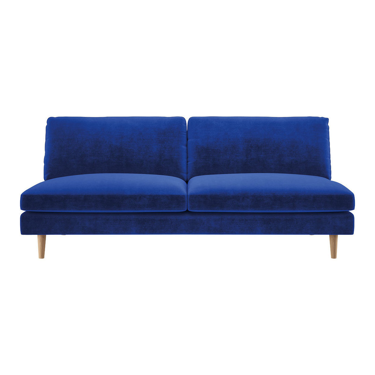 Teo Cobalt Blue 3 Seat Sofa, Blue – image 1